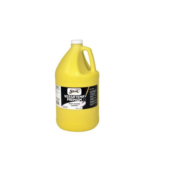 Chroma Acrylics 1592732 Versatemp Premium Heavy-Bodied Opaque Tempera Paint, Yellow
