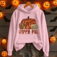 thumbnail image 4 of Halloween Pumpkin Graphic Hoodie for Women Long Sleeve Hoodie Soft Fall Loose Festival Pullover Sweatshirt 2026, 4 of 4