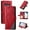 Red, variant on Skin Feel Splicing Horizontal Flip Leather Case with Holder & Card Slots & Wallet & Photo Frame