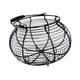 thumbnail image 5 of Cesta de alambre para huevos de gallina, redonda, para recoger huevos de pato, gallina y ganso. Negro, 5 of 9