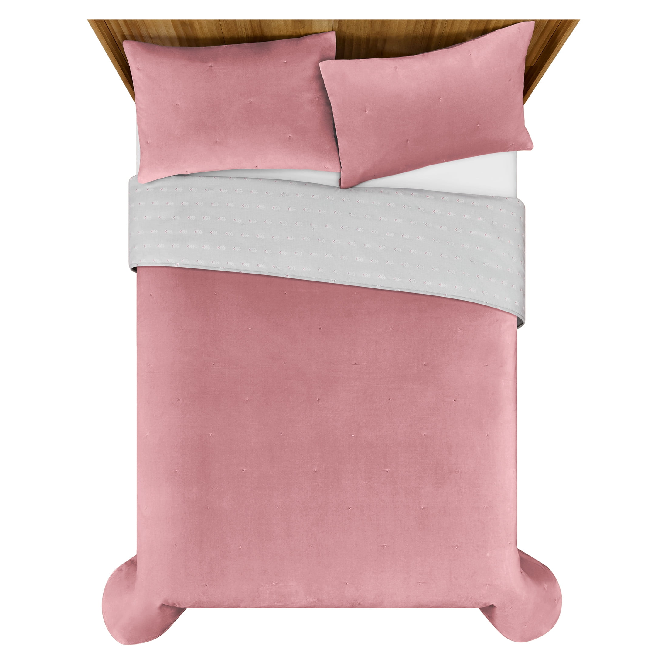 Beautiful The Bedding Collection By Drew Barrymore Velvet Quilts, King - Reversible
