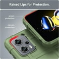 thumbnail image 6 of Case for Xiaomi Redmi Note 11T Pro+, Heavy Duty Shockproof Military Grade Drop Tested Field Phone Case Bumper Rugged Cover for Xiaomi Redmi Note 11T Pro/11T Pro+ Green, 6 of 14