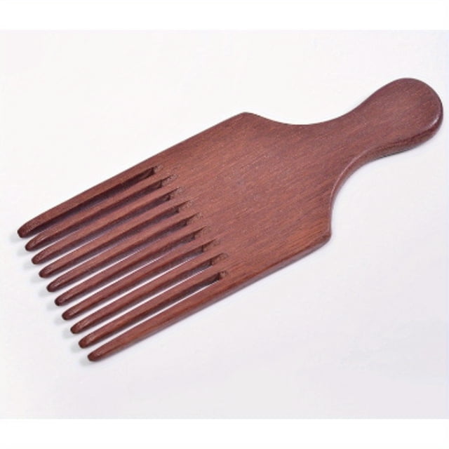 QJUHUNG Portable Wooden Hair Comb Anti Static Wide Tooth Comb With Handle Oil Head Comb Hair Styling Accessories For All Hair Types