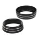 thumbnail image 4 of 2pcs Air Conditioning Knob Trims Rings Black Decoration Replacement for Ford Mustang/Focus, 4 of 9