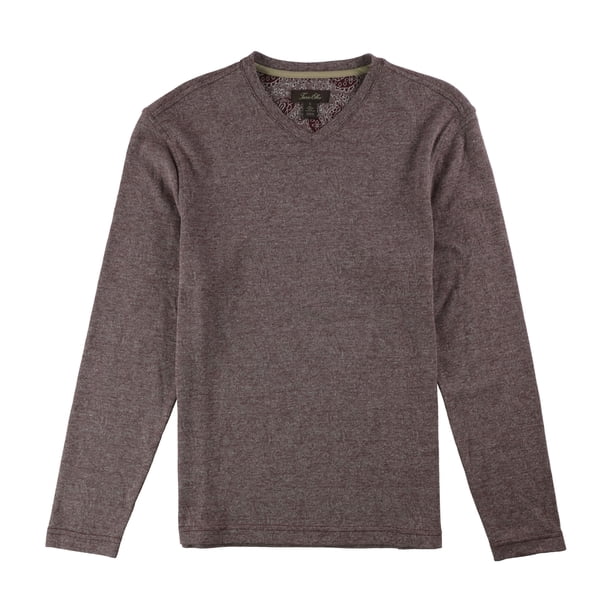 Tasso Elba - Camiseta básica de jacquard para hombre, rojo, extragrande