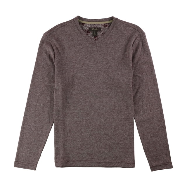 Tasso Elba - Camiseta básica de jacquard para hombre, rojo, extragrande
