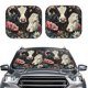 thumbnail image 2 of Balery Vintage Sunflower Cow Parasol para parabrisas de coche de 2 piezas | Parasol plegable para parabrisas delantero de coche para la mayoría de sedanes-Large, 2 of 6