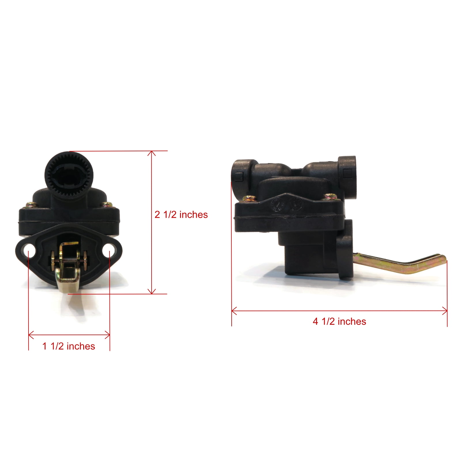The ROP Shop Fuel Pump with Fittings for Kohler Altec Ind. 18 HP