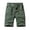 Army Green, variant on Njagoc3 Mens Lightweight Cotton Cargo Shorts, Solid Khaki, Comfort Fit, Summer Outdoor Projects & Daily Use
