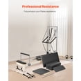 thumbnail image 3 of VEVOR Pilates Reformer, Pilates Machine for Home Gym Studio Use, Strength Training Workout Equipment with Dual Resistance, Reformer Box, and Jump Board, for Advanced Users and Beginners,Up to 400 LBS, 3 of 9