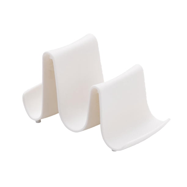 Soporte para tapa clasificado, adorno reutilizable duradero, estante de almacenamiento Flexible multiusos, soporte de drenaje para palillos de Blanco Macarena Bandeja de almacenamiento