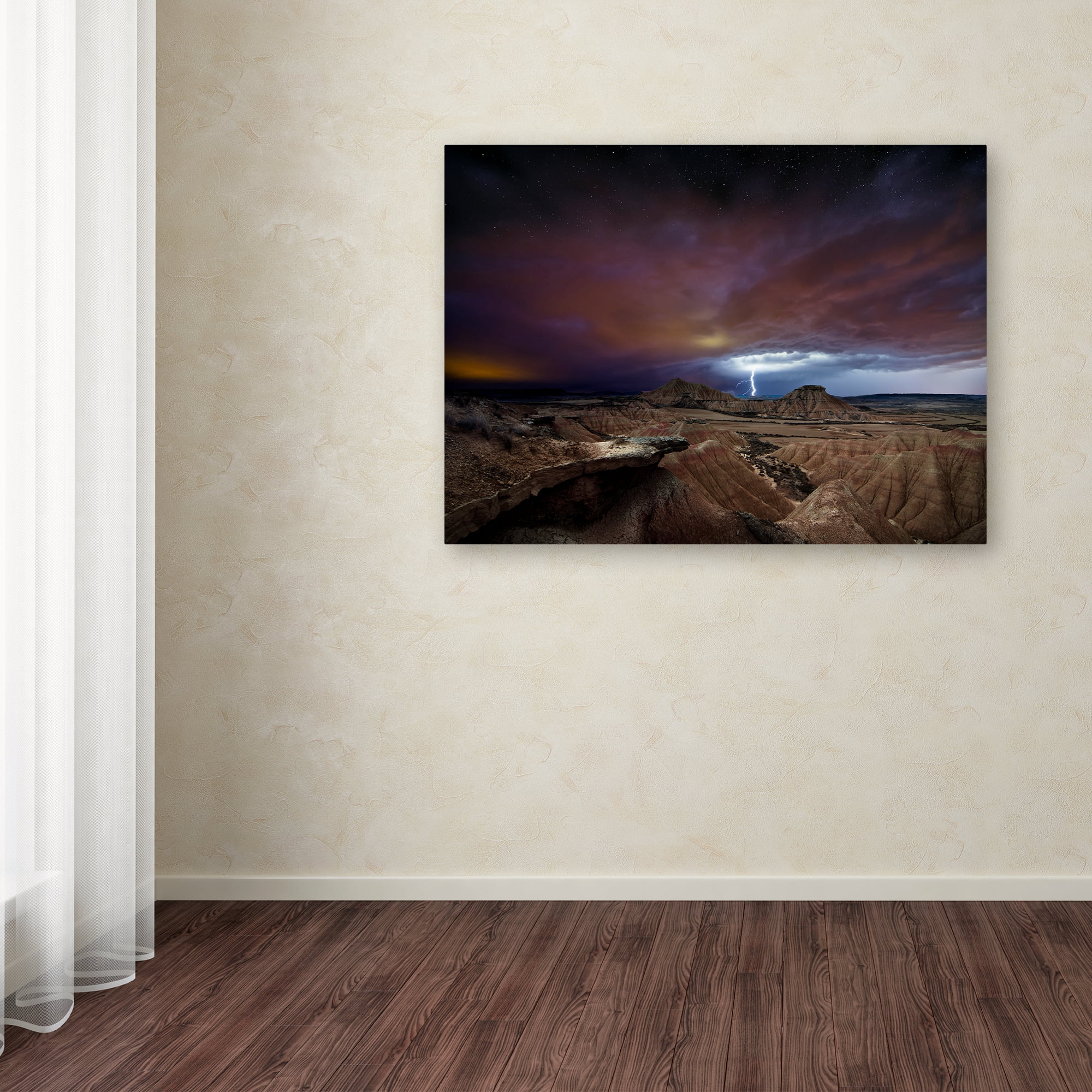 Trademark Fine Art 'Storm' Canvas Art by Inigo Cia