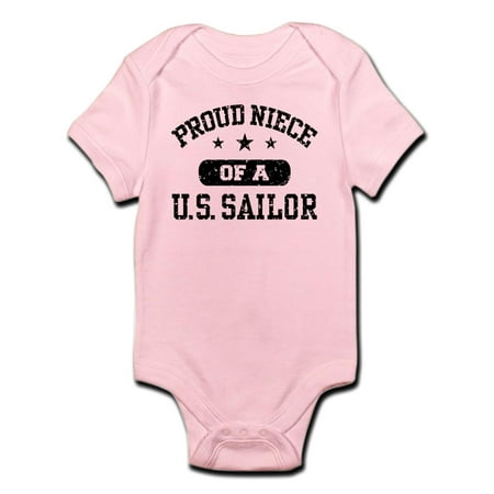 

CafePress - Proud Niece Of A US Sailor Infant Bodysuit - Baby Light Bodysuit