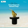 thumbnail image 2 of MARINE CITY Brass Snap Lock Baitwell Plugs Strong and Sturdy Fine Finish Drain Plug with Innovative Design 0.6 Inch for Boats, Yachts, Kayaks, Marines Pack of 2, 2 of 7
