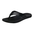 thumbnail image 5 of Mostsola Flip Flops for Men Leather Flats Arch Support Beach Shoes Soft Sole Slip on Shoes, 5 of 7