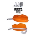 thumbnail image 4 of 2 protectores de manos para motocicleta, componente protector de manos, equipo de protección para manos, protectores de manos a prueba de viento para Naranja, 4 of 8