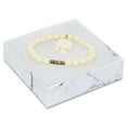 thumbnail image 3 of TheDisplayGuys 25-Pack #33 Cotton Filled Cardboard Paper Jewelry Box Gift Case - Marble White (3 1/2" x 3 1/2" x 1"), 3 of 7