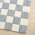 thumbnail image 4 of SAFAVIEH Martha Stewart Chelsea Checkered Area Rug, Light Blue/Ivory, 6' x 9', 4 of 8