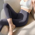thumbnail image 5 of Women's High Waisted Yoga Leggings with Pockets,Tummy Control Non See Through Workout Athletic Running Yoga Pants, 5 of 5