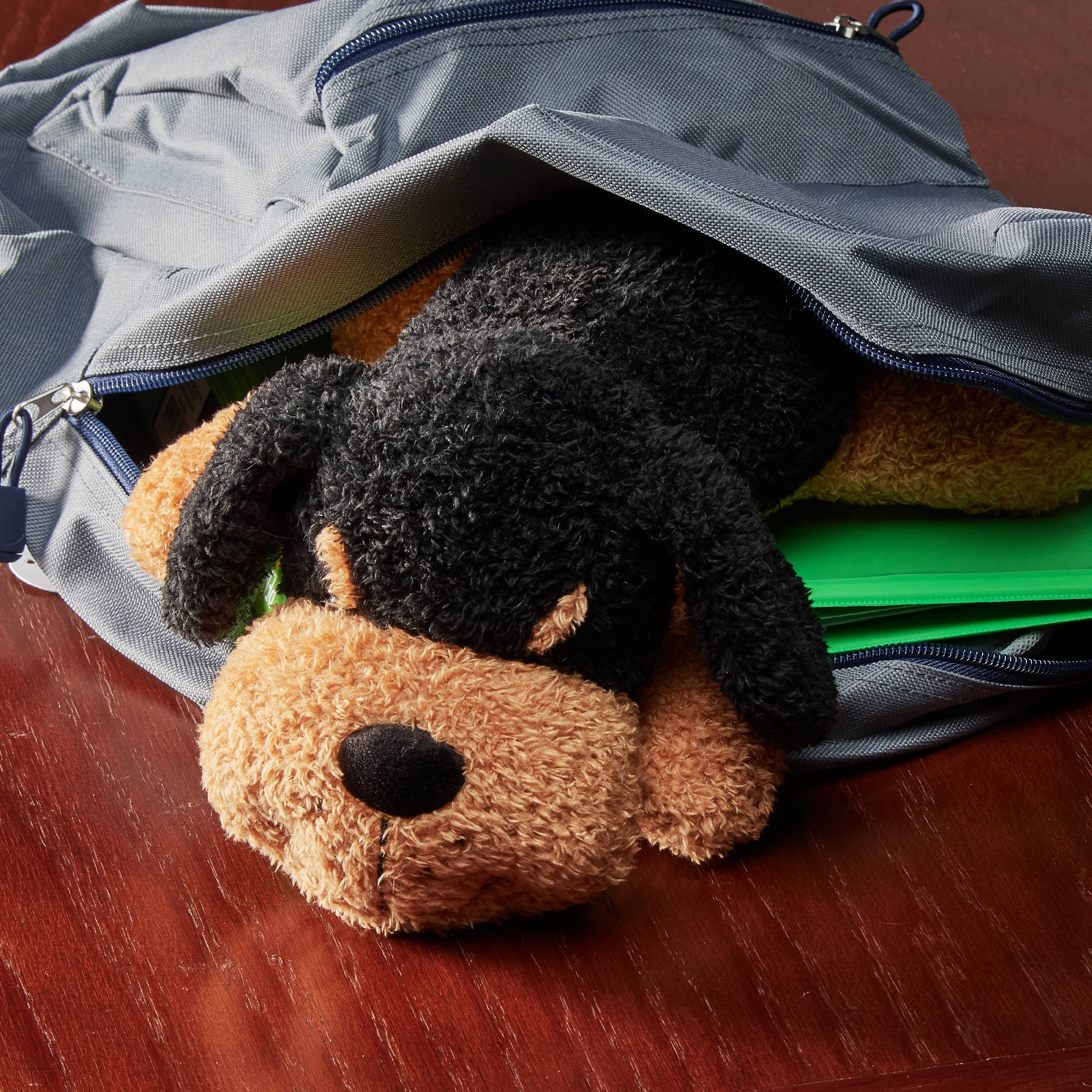 brown and black dog stuffed animal