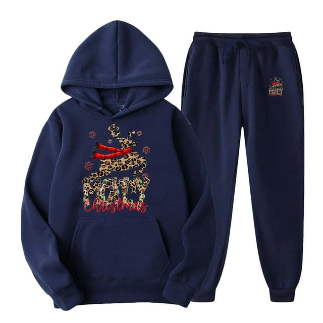 TIMIFIS Ensemble de Survêtement pour Hommes 2 Pcs à Capuche, Chandail Décontracté pour Course Jogging Sport Automne