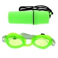 thumbnail image 2 of Kidplokio Kids Swimming Goggles Childrens Swim Mask Carry Case Green, 2 of 6