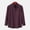 Claret, variant on Aoochasliy Mens Hoodies Pullover Christmas Clearance Trendy Winter Stand Collar Long Sleeve Solid Color Cotton Linen Shirt Top