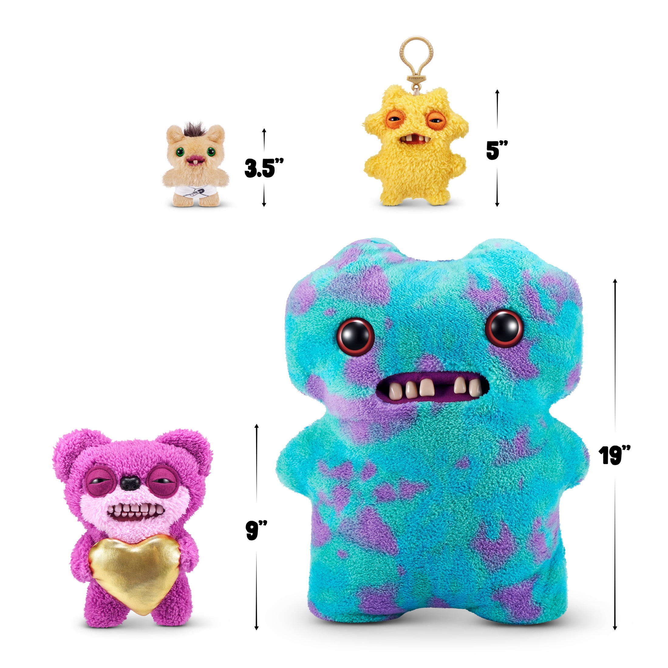 Fuggler Gold Fuggs 9 inch (Teddy Bear Nightmare), Funny Ugly Monster Soft Plush Collectible Toy by Z(图5) Fuggler Gold Fuggs 9 inch (Teddy Bear Nightmare), Funny Ugly Monster Soft Plush Collectible Toy by Z(图5)