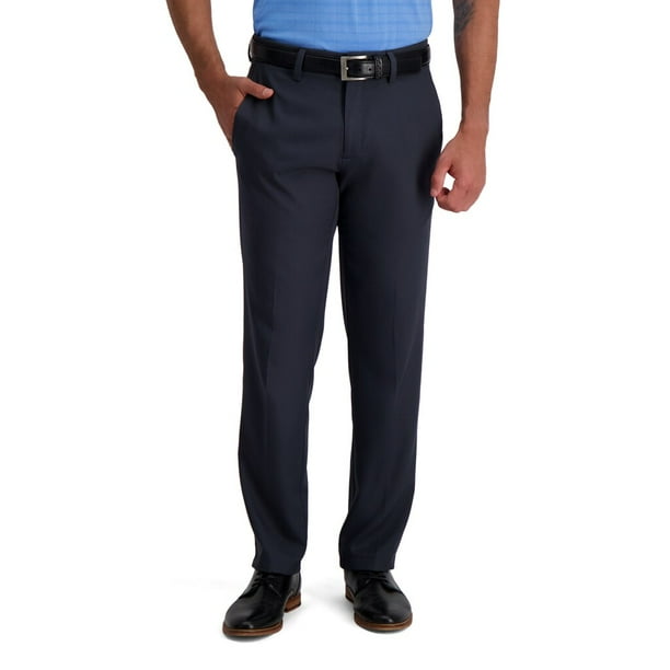 Haggar Men's Haggar Cool 18 PRO StraightFit WrinkleFree FlatFront