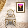 thumbnail image 3 of Orozco, Danner 15x18 Gold Ornate Wood Framed with Double Matting Museum Art Print Titled - Sunset Vaporwave 3, 3 of 4