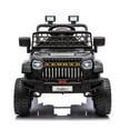 thumbnail image 3 of Luku 12V Kids Ride On Car with Parental Remote, 3-Speed Electric Vehicle for Toddlers, LED Lights, Music & USB, Battery Powered Outdoor Toy for Boys & Girls 3+, 3 of 9
