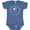 Indigo, variant on Daddys First Mate (girl) Girls Baby Bodysuit