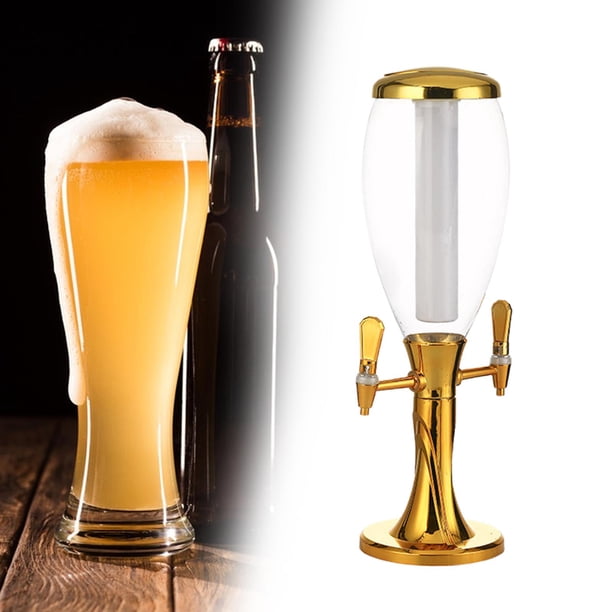 Torre de Cerveza, Dispensador de Bebidas, Vertedor de Cerveza, Dispensador de Cerveza de Mesa, con Grifo, Dispensador de Jugo de Bebidas, para Día de Oro