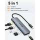thumbnail image 2 of Adaptador multipuerto USB C Hub QUUGE 5 en 1 con HDMI 4K y 3 USB 3.0, 2 of 8