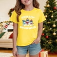 thumbnail image 2 of Ulanda Christmas Tree Shirts Toddler Boys Girls Christmas Tshirts Xmas Short Sleeve Graphic Tees Holiday Tops (Yellow, 11-12 Years), 2 of 5