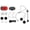Red, variant on Riousery Motorcycle Helmet Bluetooth 5.0 Headset Noise Reduction Waterproof Comm System, Red