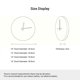 thumbnail image 4 of Reloj de pared decorativo de madera de 16'' con diseño numérico de forma redonda Decoración colgante de estilo simple para, 4 of 8