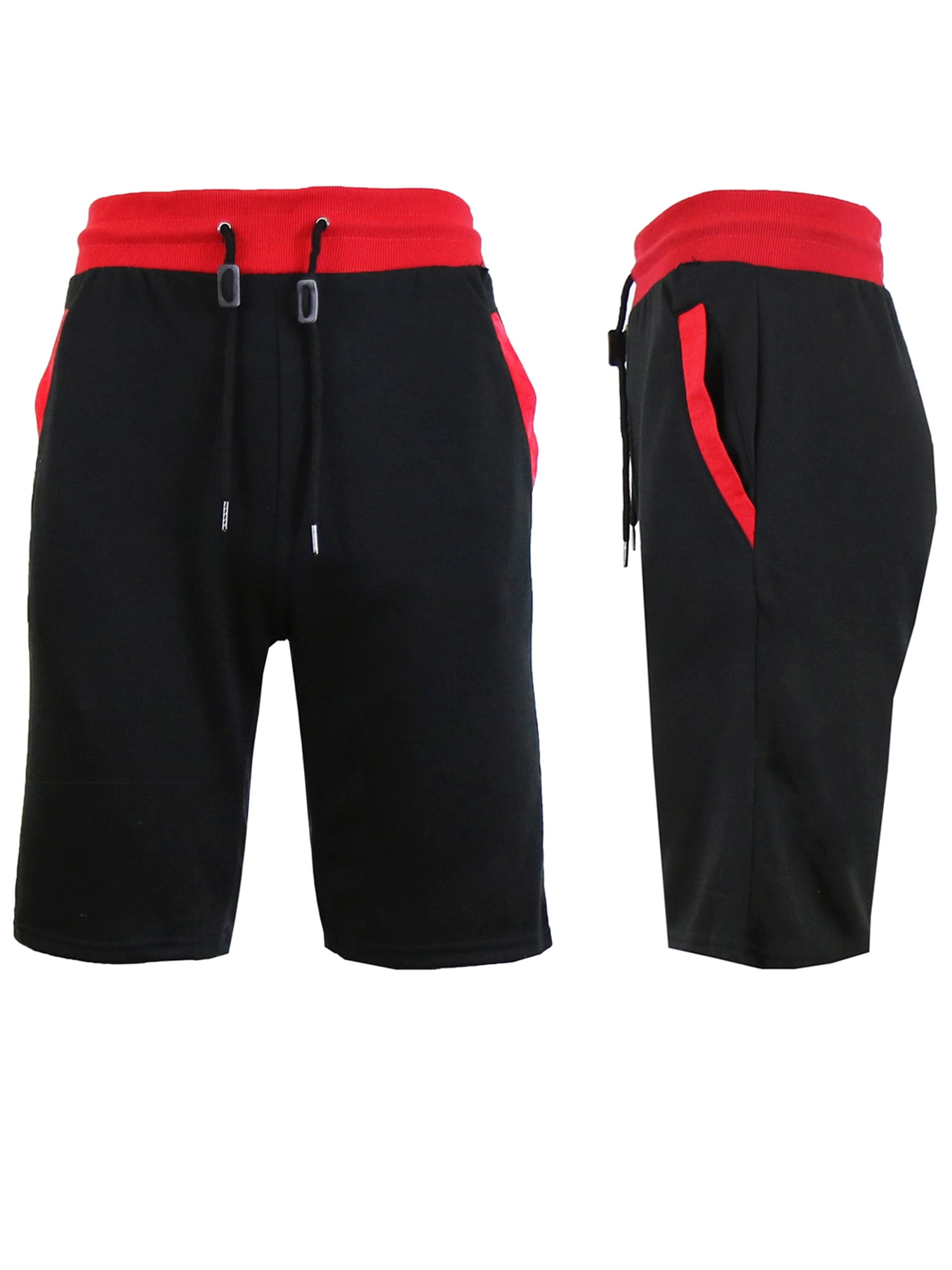 Men’s Sweat Jogger Shorts With Trim