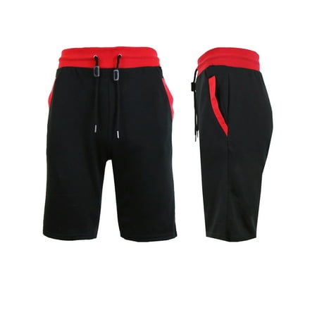 Men’s Sweat Jogger Shorts With Trim