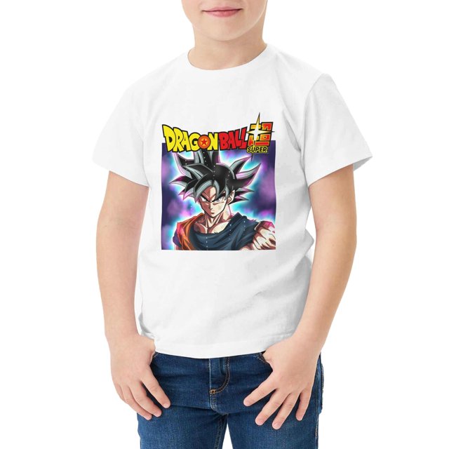 Camiseta Algodón de DBZ para niños
