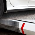 thumbnail image 5 of HSHDLDF Universal Carbon Fiber Pattern Side Skirts Anti-Scratch.Rubber Anti-Scratch Side Skirts Edge Guards.Protector for Sedans, Truck, SUV,Rubber Bumper Protector 10CMx4M(Carbon Fiber Pattern), 5 of 5