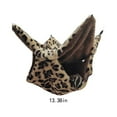 thumbnail image 3 of Billuyoard Hamaca para ratas suspendida de doble capa, cama colgante, jaulas de animales, casa para ratas, multifunción, dulce regalo, Hábitats y jaulas para animales pequeños Puntos negros 34*34, 3 of 6
