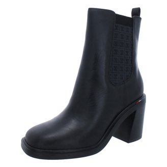 Journee Signature Womens Charlotte Leather Round Toe Ankle  display picture 1