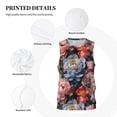 thumbnail image 3 of Pofeuu Rose Flowers Print Basketball Jersey, Shirts for Men Youth Basketball Jersey Crew Neck-Medium, 3 of 6