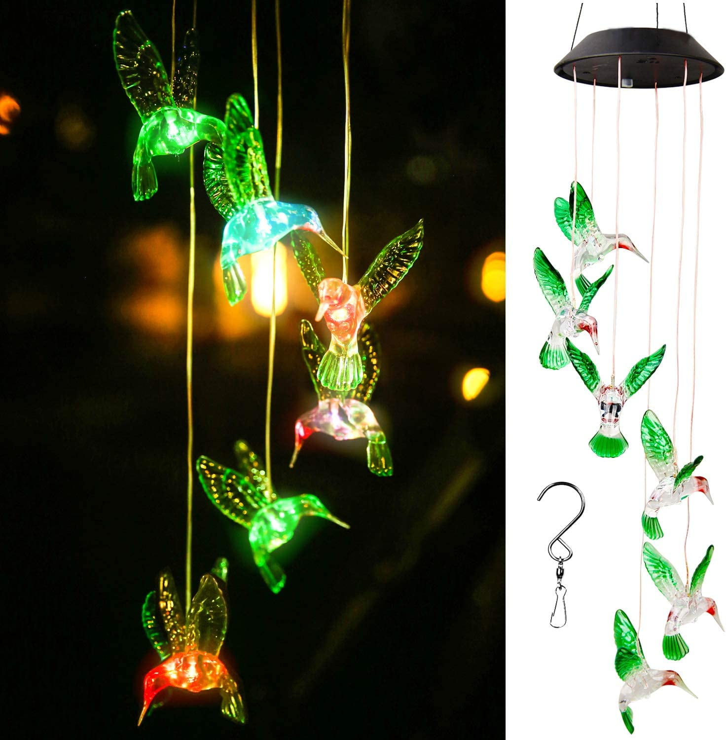 hummingbird string lights
