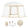 thumbnail image 1 of VEVOR Tente de Sport Instantanée Abri Pop-Up Résistant aux Intempéries pour 8-10 Personnes Transparent, 1 of 9