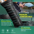 thumbnail image 3 of Pickleball Paddles Set Of 2, Fiberglass Surface, Turquoise Marble Pattern, 4 Balls & Bag, 3 of 5