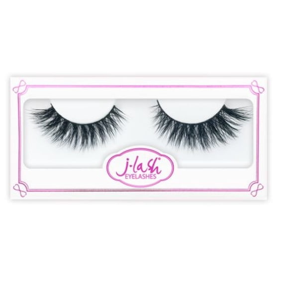 Alexa , J Lash Faux Mink Lashes, hair scalp beauty - Pack of 2 w/ Sleek 3-in-1 Comb/Brush