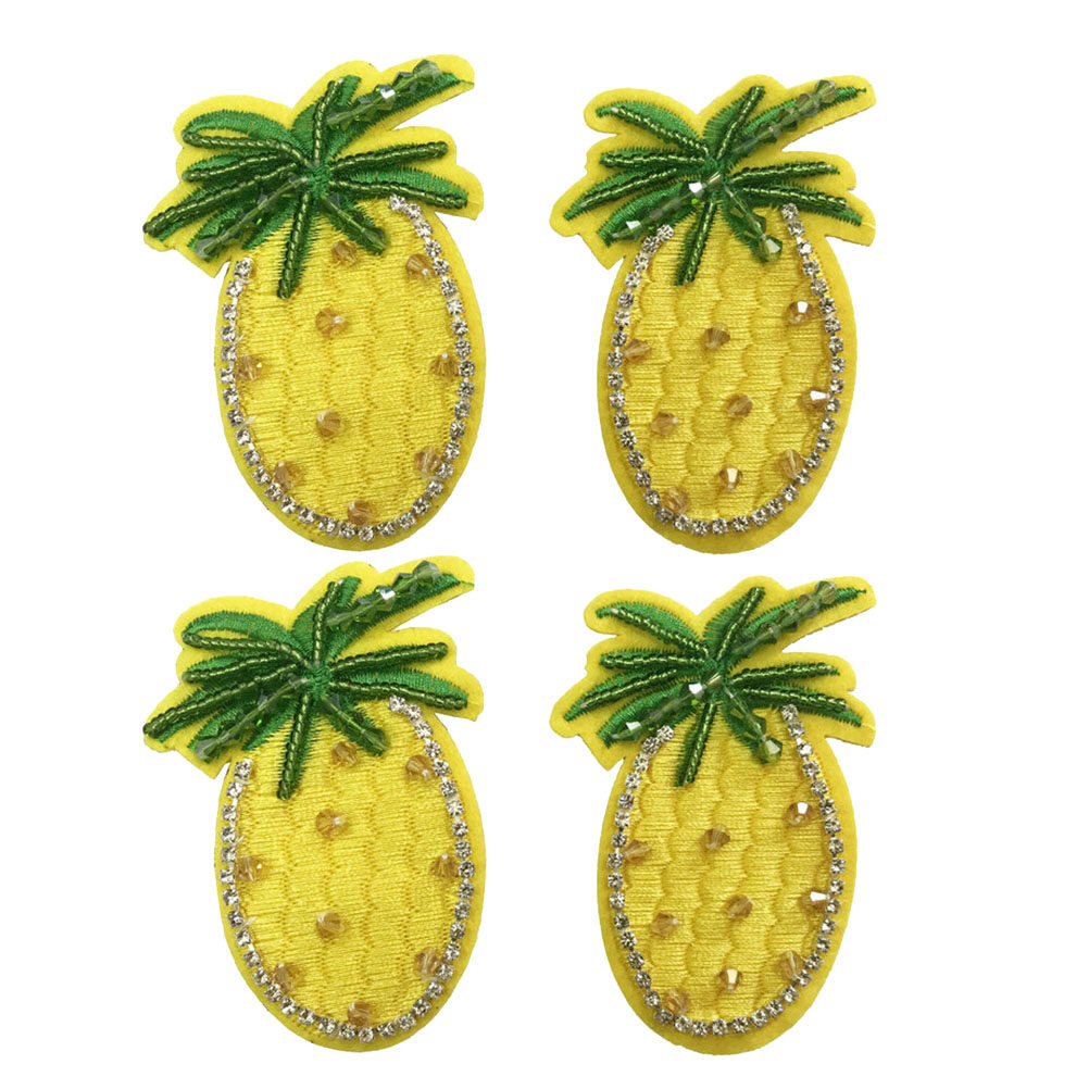 HOMEMAXS 2 Pairs Pineapple Breast Sticker Women Sexy Pastes Breathable