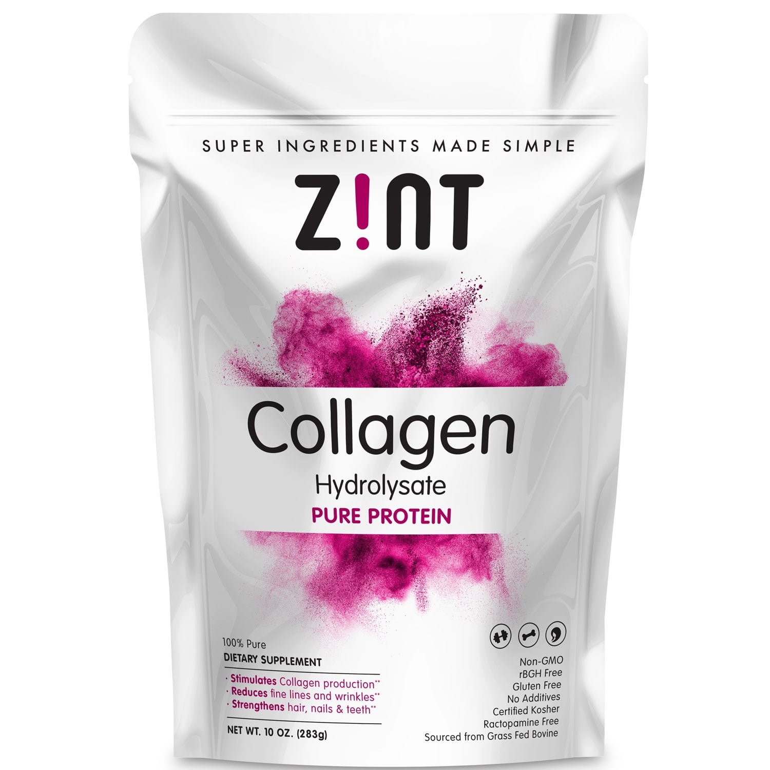 Collagen Hydrolysate by Zint 10 Ounces